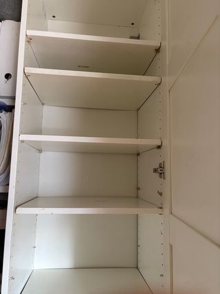 Baldas armario Pax Ikea blancas
