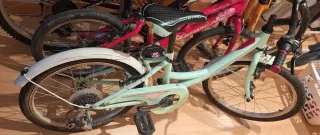 Bicicleta infantil mint con cesta