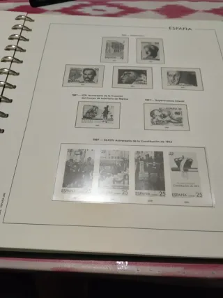 Hojas Edifil 1986 al 1989