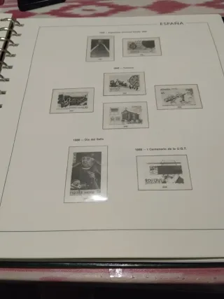 Hojas Edifil 1986 al 1989