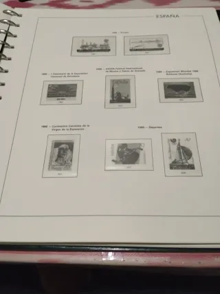 Hojas Edifil 1986 al 1989