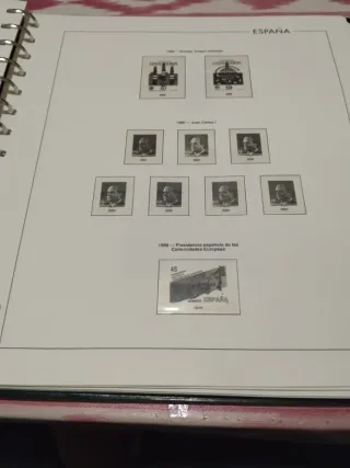 Hojas Edifil 1986 al 1989