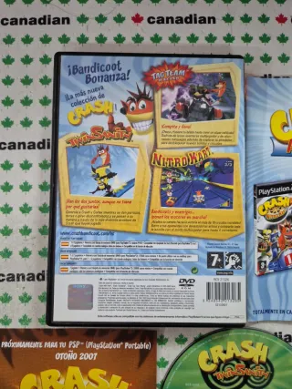 Crash Bandicoot Action Pack PS2