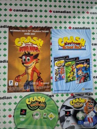 Crash Bandicoot Action Pack PS2