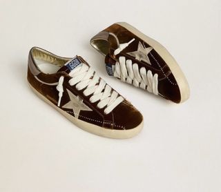 Zapatillas Golden Goose Marrones y Doradas