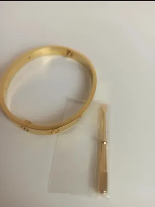 Pulsera Cartier Acero Inoxidable  talla 19