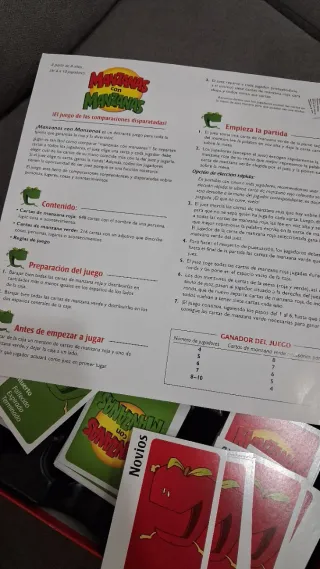 Juego de mesa Manzanas con Manzanas