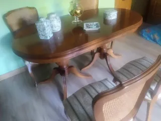 Muebles de salón de roble