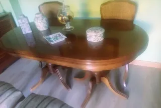 Muebles de salón de roble