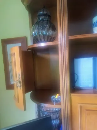 Muebles de salón de roble