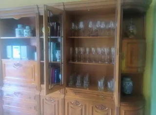 Muebles de salón de roble