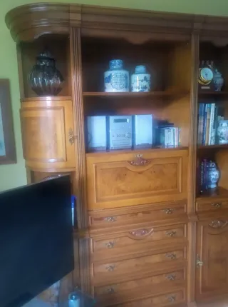 Muebles de salón de roble