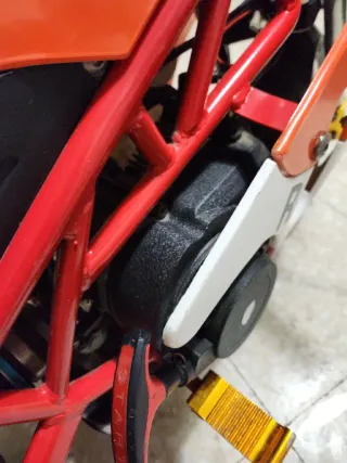 Mini Moto Polini Naranja y Negra