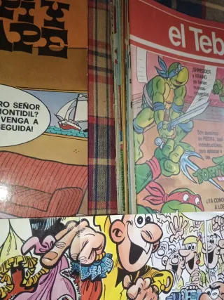 cómic Mortadelo y Filemón y el tebeo