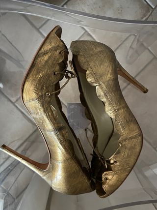 Scarpe Rupert Sanderson donna oro