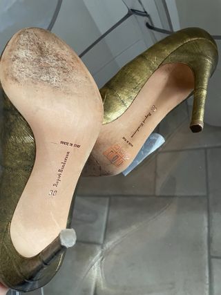 Scarpe Rupert Sanderson donna oro