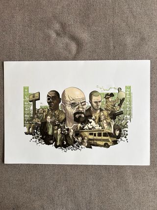 Póster Saitama Breaking Bad Anime