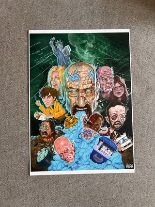 Póster Saitama Breaking Bad Anime