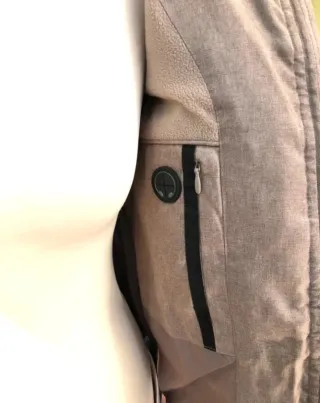 Abrigo mujer talla S con capucha