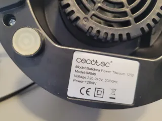 Batidora Vaso Cecotec Power Titanium 1250