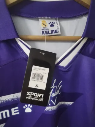 Camiseta Real Madrid Raúl 7 Kelme Morada