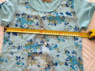 Camisa Do,Do floral azul T M