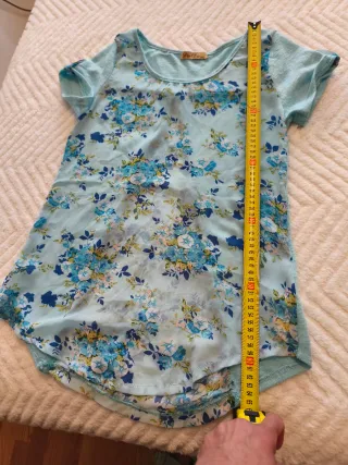 Camisa Do,Do floral azul T M