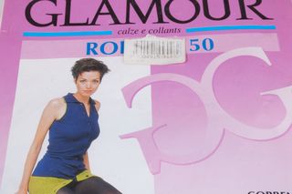 6 paia calze nylon donna vintage anni '50-'80