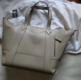 Bolso Montblanc Meisterstück Gris Polvo