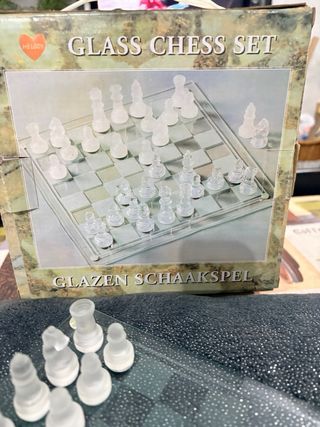 Juego de Ajedrez de Cristal