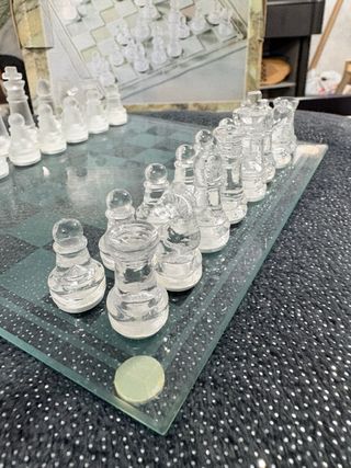 Juego de Ajedrez de Cristal