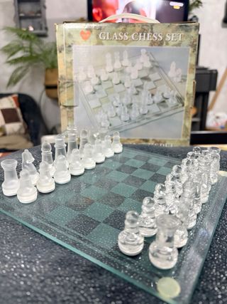 Juego de Ajedrez de Cristal