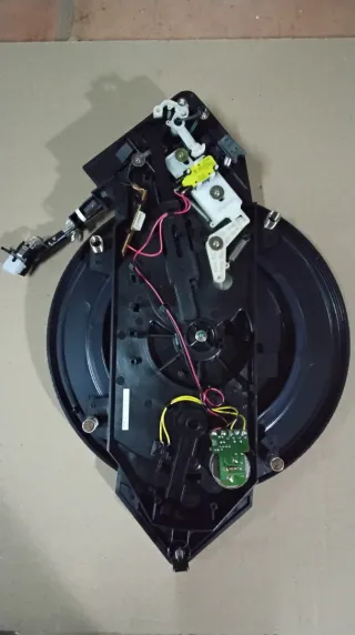 Plato Tocadiscos Negro