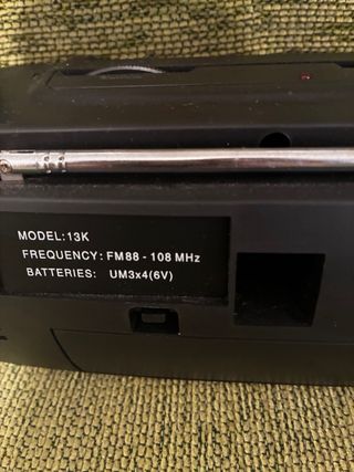 Radio Portátil FM Vintage Sin Estrenar