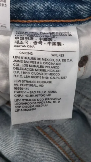 Pantalón Levi's Azul Roto Talla 30