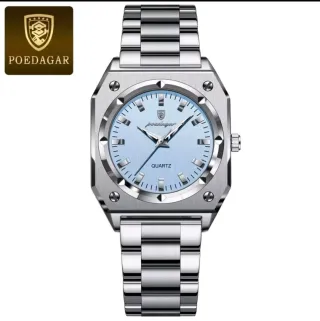 Reloj POEDAGAR Mujer Plata y Azul