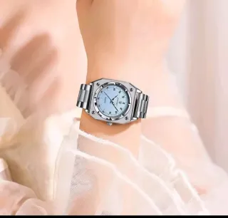Reloj POEDAGAR Mujer Plata y Azul