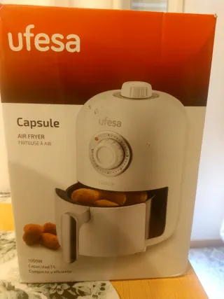 Freidora de aire Ufesa Capsule, 1 litro.