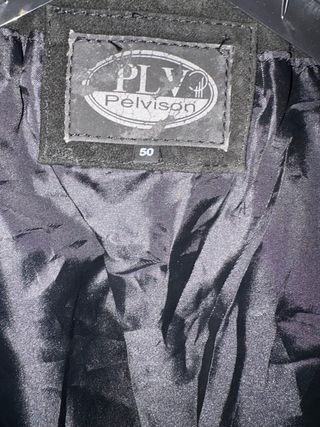 Giacca in vera pelle scamosciata rasata vintage