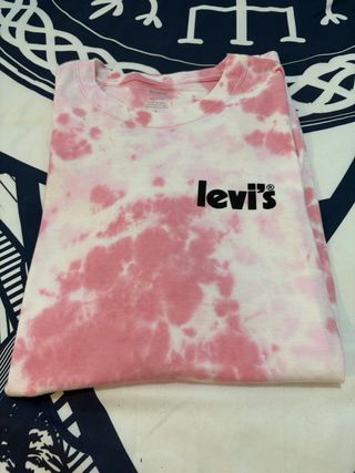Camiseta Levi's Tie-Dye Rosa Talla M