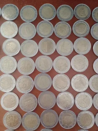 Lote monedas 2 euros