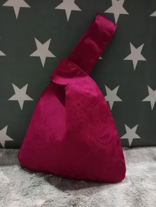 Bolso Nudo Japonés Artesanal Rosa