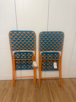 Pack 2 Sillas Plegables Zara Home