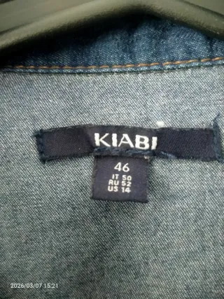 Camisa tejana suave mujer talla 46