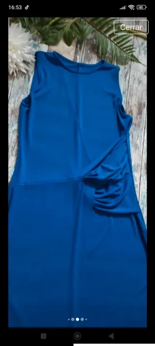 Vestido azul elegante talla L