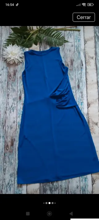 Vestido azul elegante talla L