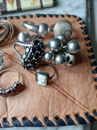 Lote de 11 Anillos de Plata