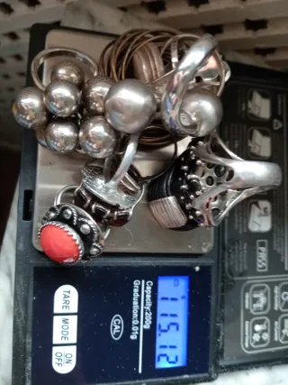 Lote de 11 Anillos de Plata