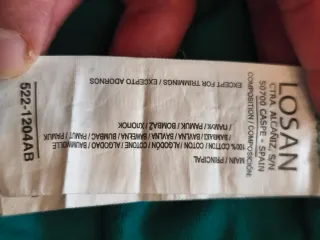 Camiseta Losan Talla L Verde