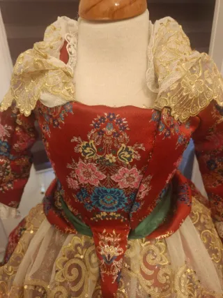 Traje de Fallera Niña Siglo XVIII + corpiño liso